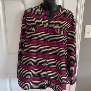 2/20$ 🛍 NY Collection Blouse size L